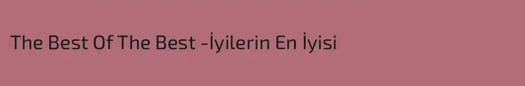 The Best Of The Best -İyilerin En İyisi